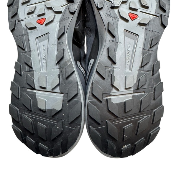 Salomon  Sense Ride 4 Trail Running Shoes Sneakers Auto Laces Mens Sz 11 Black main image 4